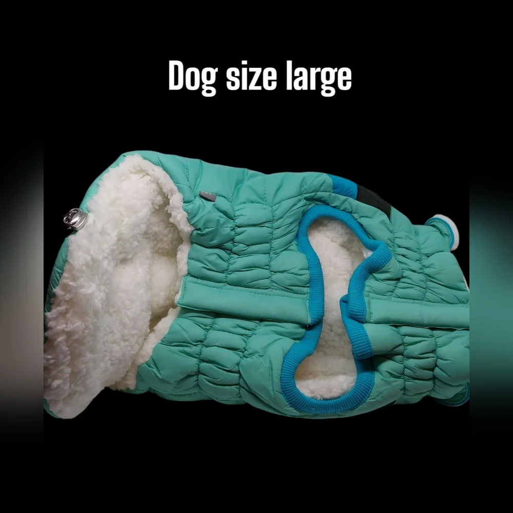 GF PET Aqua Elasto-Fit Alpine Puffer Jacket Size Large NWT